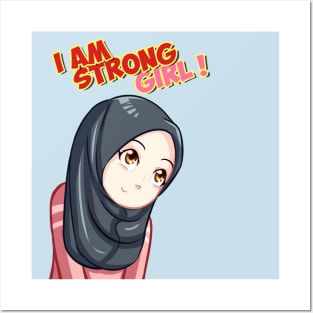 I Am Strong Girl ! Posters and Art